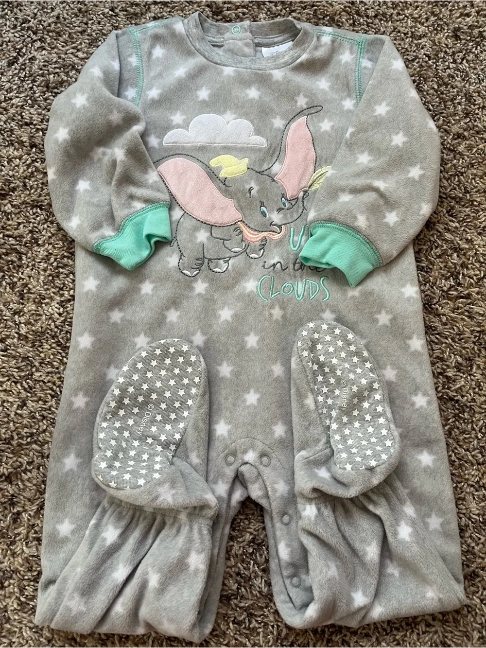 Disney's Dumbo Super Cozy Footie Sleeper - Like New
